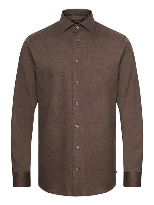Marc skjorte - Dark Brown Matinique