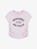 1892 RUCHED TEE - cradle pink