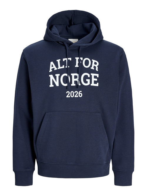 Jornorge sweat hoodie - navy blazer by Jack&Jones - Genser. 2026, 2602, Brando, brando-no, Herre, SHLP, Sweatshirts