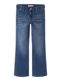 POLLY SKINNY BOOT JEANS - Medium Blue Denim