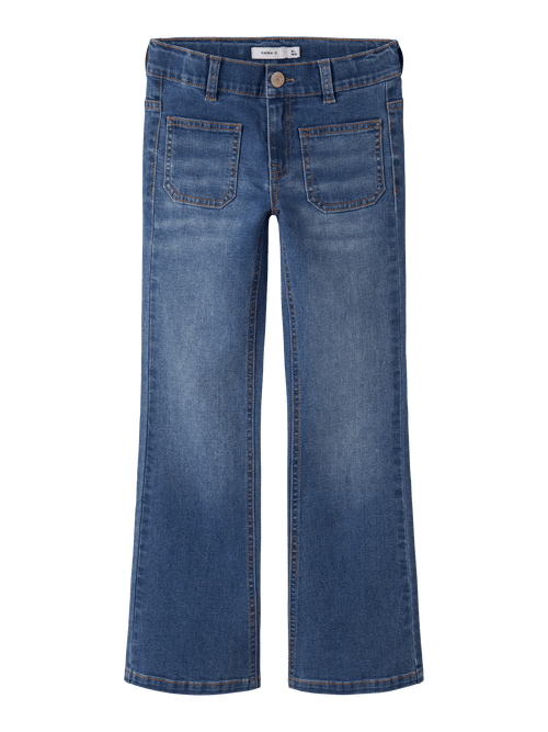 POLLY SKINNY BOOT JEANS - Medium Blue Denim NAME IT