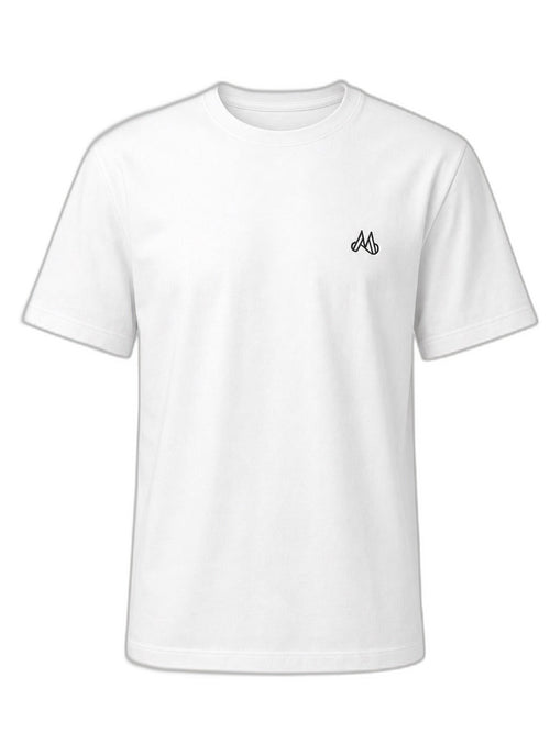 M Logo Slim T-skjorte - White by Maggiore - T-skjorte. 2026, 2604, ansattrabatt, Brando, brando-no, brandokids, Mangler aldersgruppe, mottatt30dager, opprettetsiste2måneder, Rabattkode, SHLP, T-Shirts