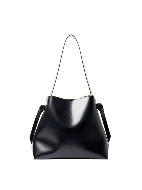 Stella stor leather veske - Black