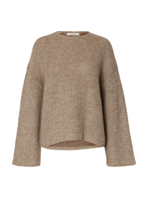 Lulu loose knit genser - Pure Cashmere Selected Femme