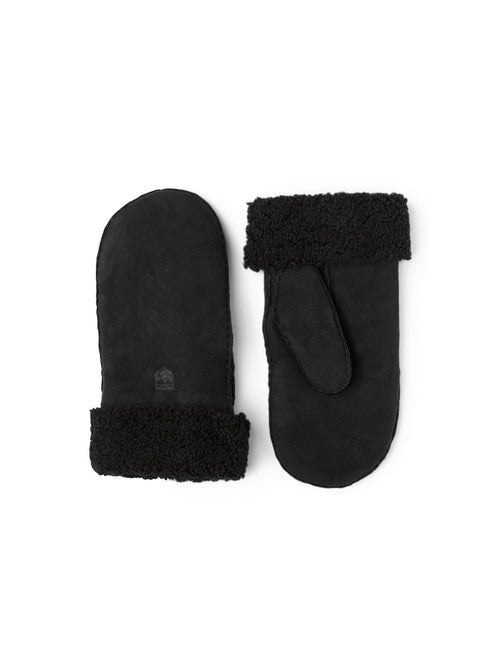 Sheepskin votter - black HESTRA