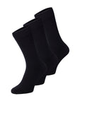 Bomull sokker 3 pakk - black