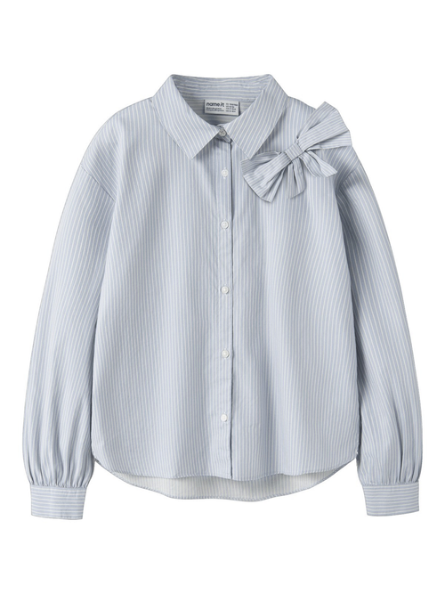 KAMESA SKJORTE - Subdued Blue by NAME IT - Skjorte. 2026, 2602, Barn, Brando, brando-no, brandokids, Jente, mottatt30dager, Shirts, SHLP