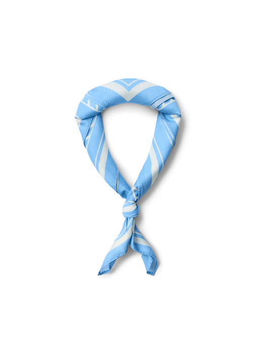 Nicolins bandana skjerf - Cashmere Blue