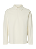 Relaxaiden polo genser - egret
