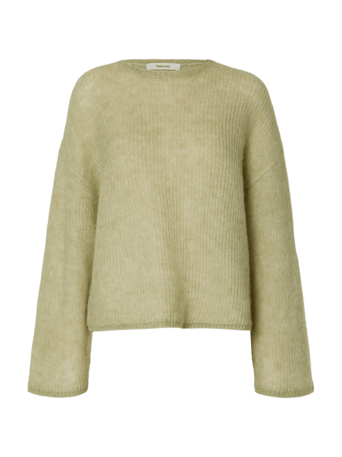 Lulu loose knit genser - lint Selected Femme