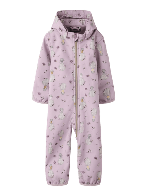 ALFA SOFTSHELLDRESS - Keepsake Lilac NAME IT