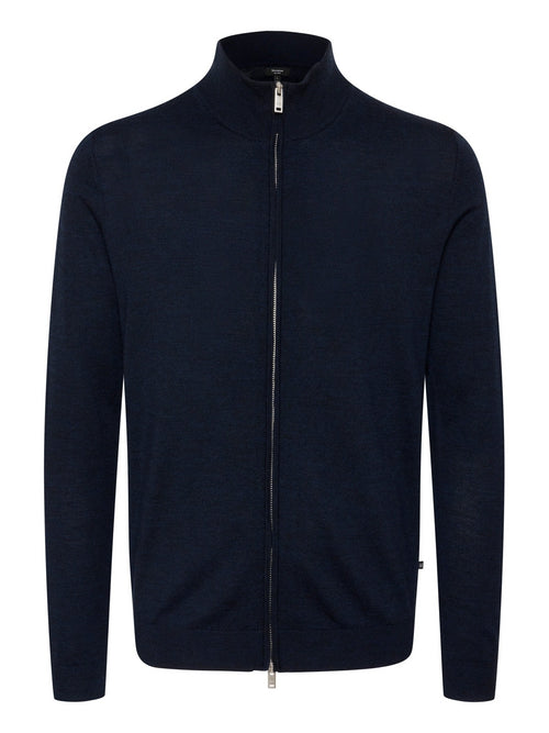 Mason zip - dark navy melange Matinique