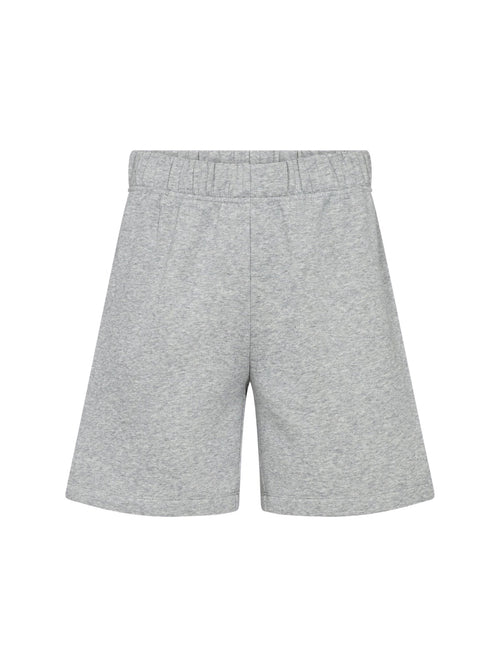 Nuka 25 bukse light grey melange - forfra