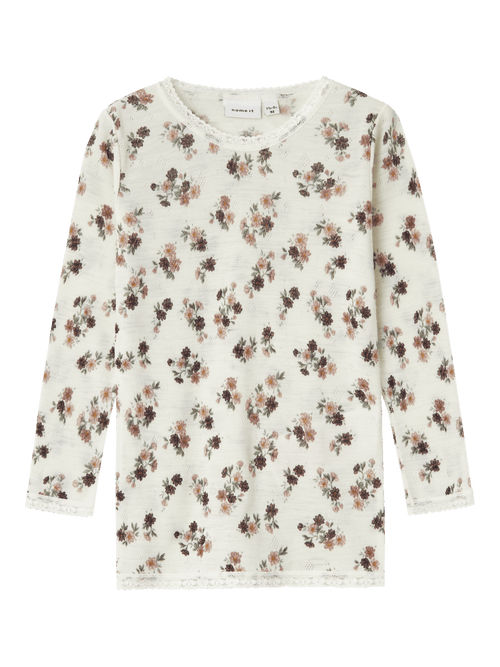NMFWANG WOOL NEEDLE LS TOP NOOS - Snow White NAME IT