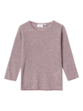 WANG ULL NEEDLE TOPP - Purple dove