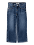 ROSE WIDE JEANS - Dark Blue Denim