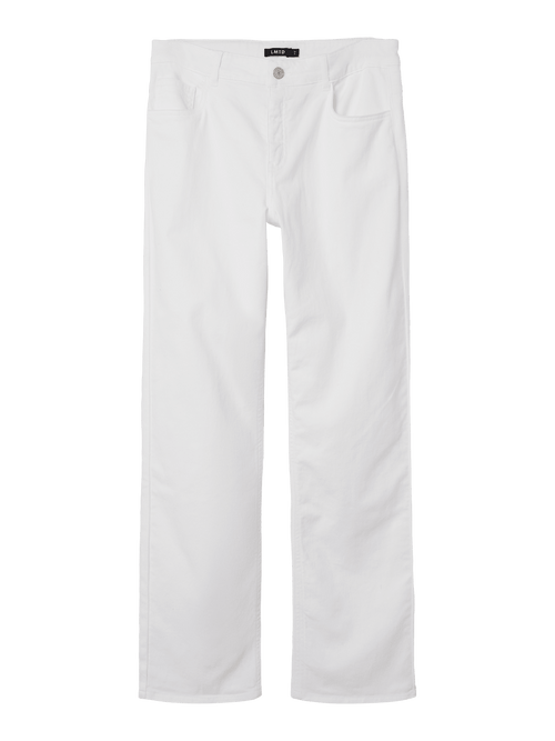 NLMTAZZA TWI STRAIGHT PANT - Bright White LMTD