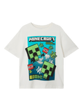 MUS MINECRAFT T-SKJORTE - Cloud Dancer