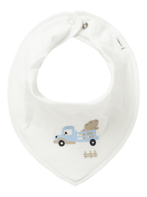 NBMYASIMBIMON SCARF BIB - Cloud Dancer NAME IT