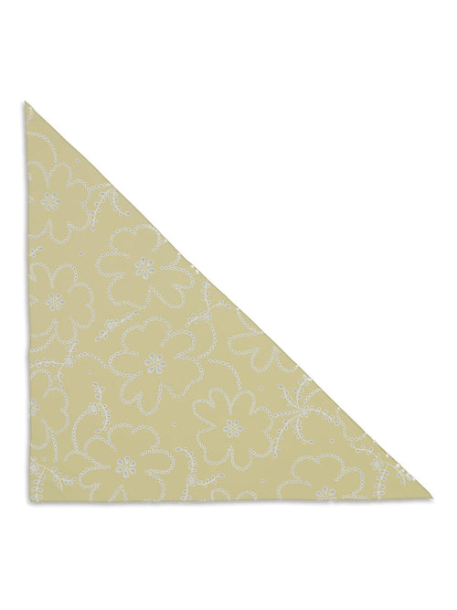 Floral Broderie Bandana Scarf - Pistachio Sui Ava