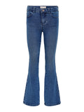 ROYAL LIFE FLARED BUKSE - Medium Blue Denim