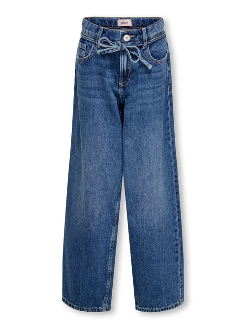 GIANNA STRAIGHT JEANS - Medium Blue Denim by KIDS ONLY - Bukser. 1+lagerKidsAmanda, 1+lagerKidsByporten, 1+lagerKidsKvadrat, 1+lagerKidsSki, 1+lagerKidsStrømmen, 1+lagerKidsTriaden, ansattrabatt, badge:Jeans 2+ for -20%, Barn, Brando, brando-no, brandokids, Jeans, Jente, NOOS, Publisert, Rabattkode, SHLP, Underdeler