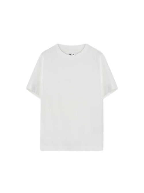 Parry heavy jersey t-skjorte bright white - produktbilde forfra