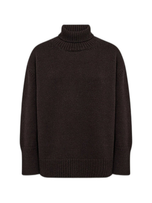 LR Perle rullekrage genser - after dark, front