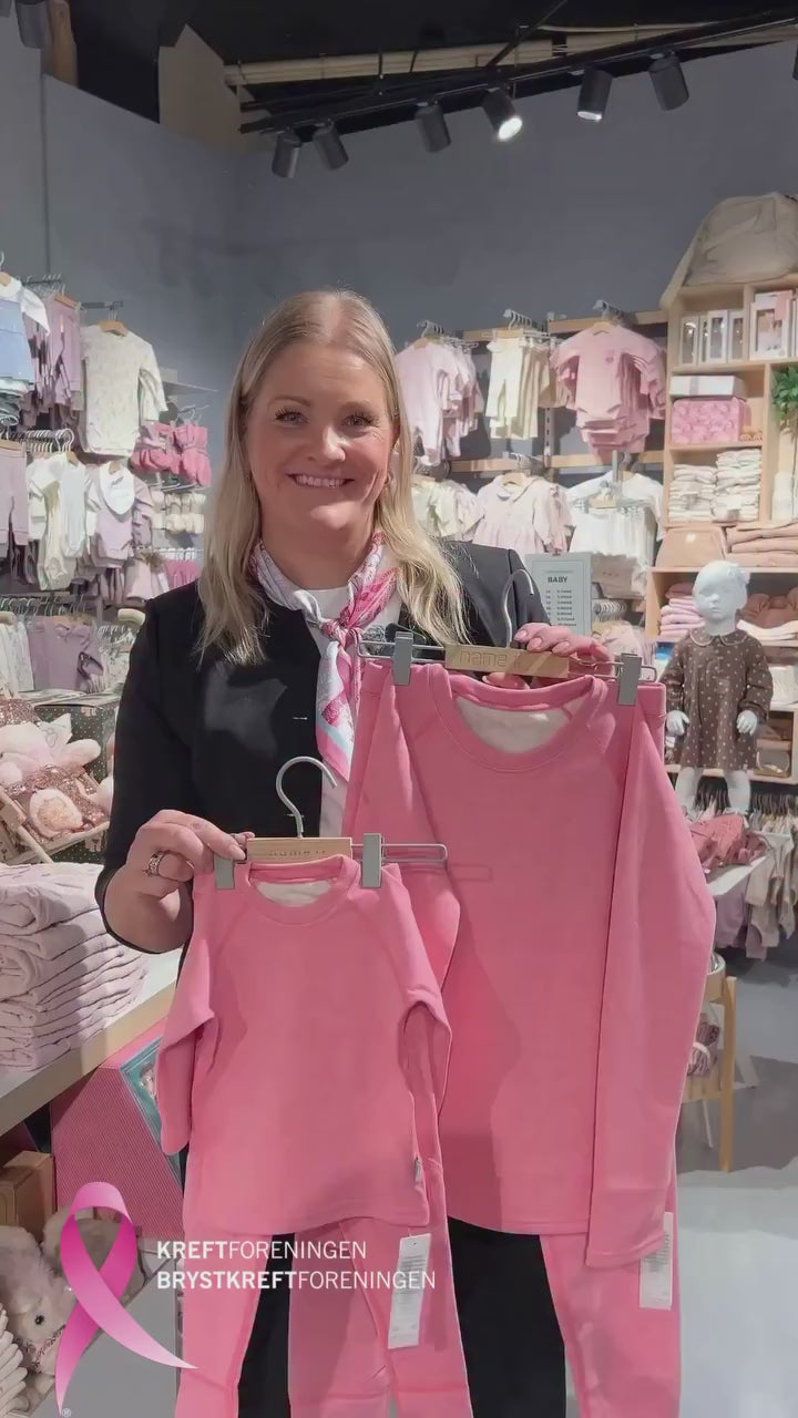 Brando Kids: Rosa Sløyfe superfleece🎀
