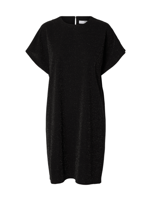 Oversized sandra short dress - black Selected Femme