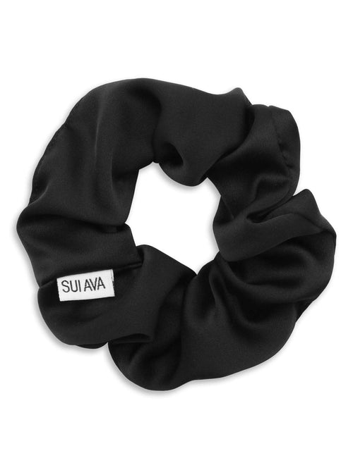 Ribbon Scrunchie - Black Sui Ava