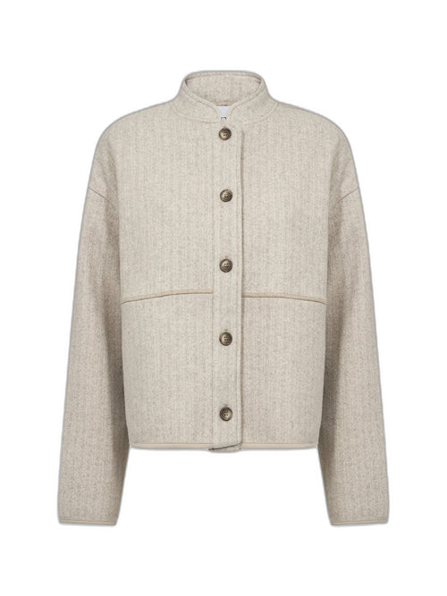 Sannie jakke plaza taupe melange - forfra
