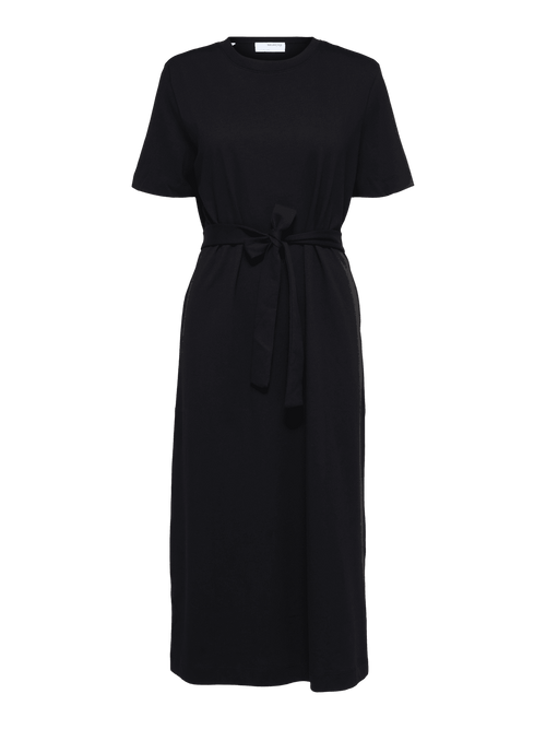 SLFESSENTIAL SS ANKLE TEE DRESS - Black Selected Femme