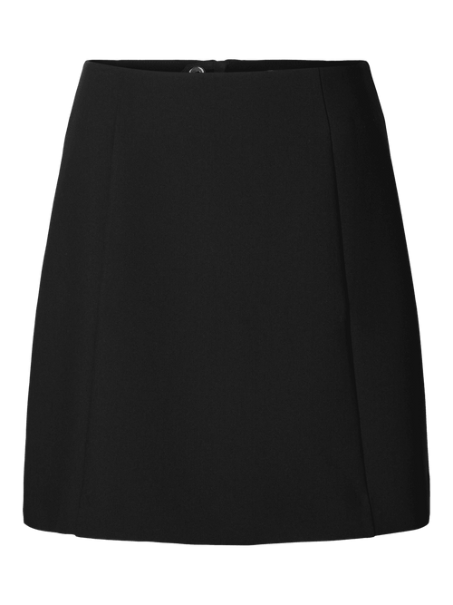 SLFRITA MW SHORT SKIRT FD - Black Selected Femme