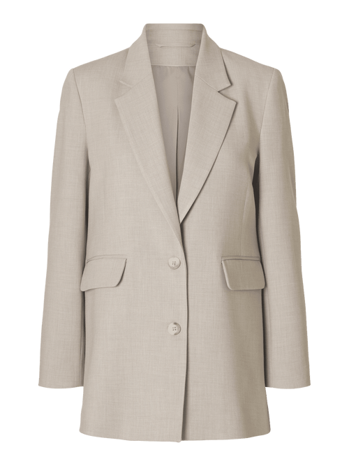 SLFRITA LS RELAXED BLAZER MEL NOOS - island fossil Selected Femme