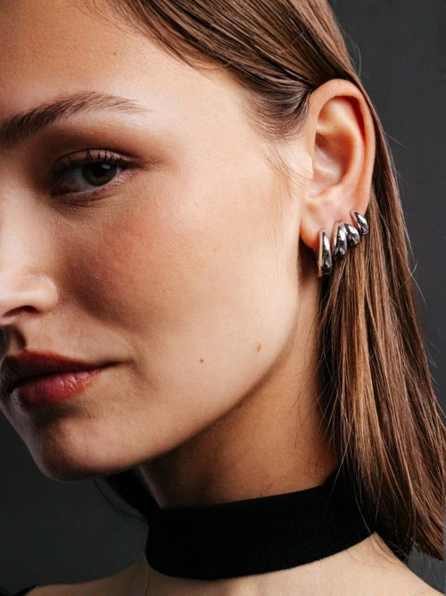 Core earrings - Silver plated Sparv Accessories