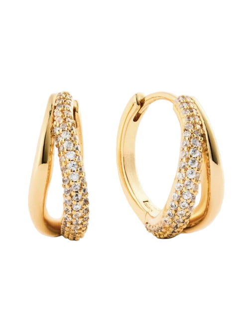 All set hoops øredobber - Gold Plated Sparv Accessories