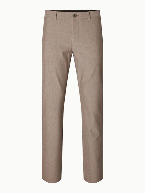 Slim robert flex bukse - sand Selected Homme