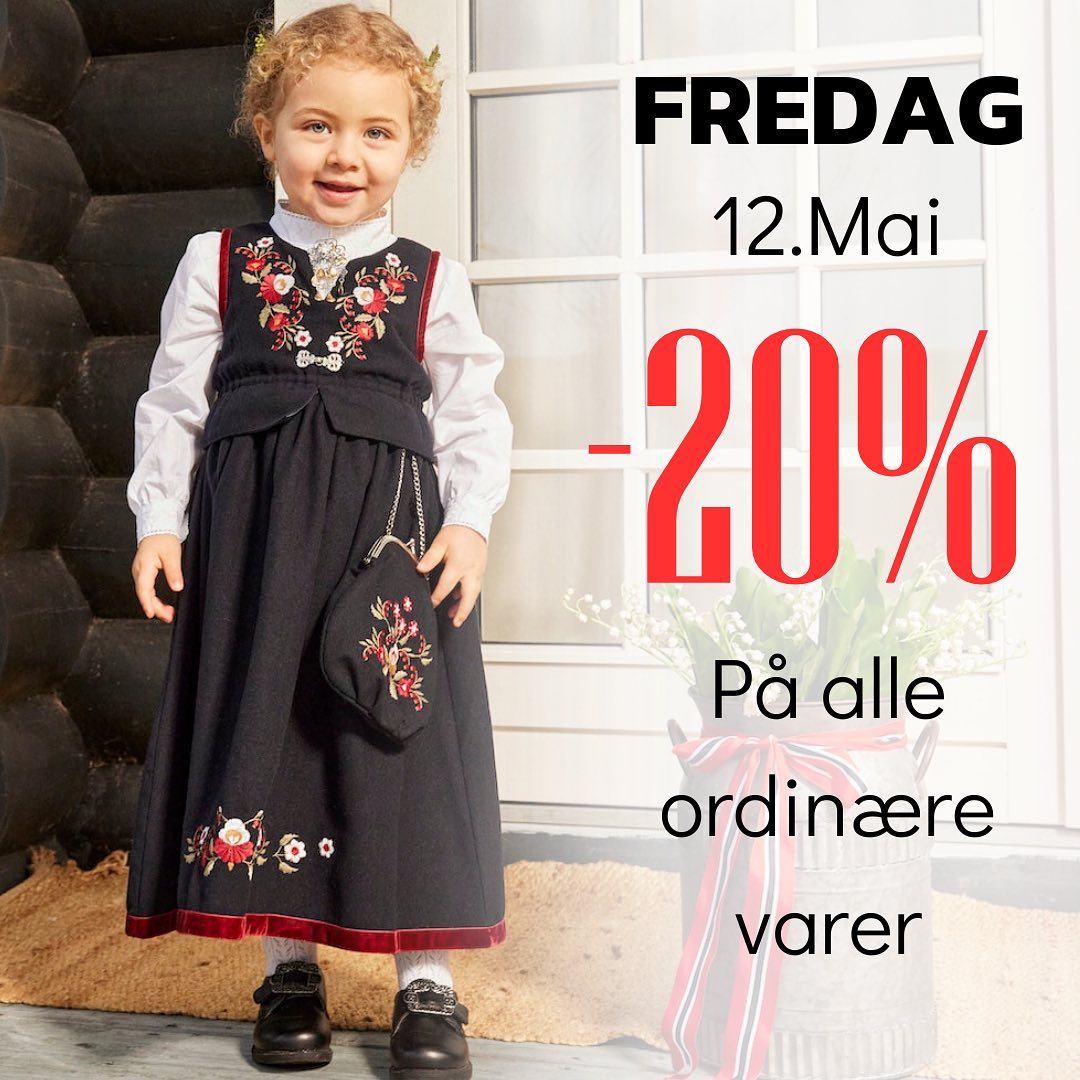 Brando Kids: -20% på alle ordinære varer!🎉 Dette vil du ikke gå glipp av nå som både 17 mai og sommeren står for tur 🫶🏼 Velkommen til
