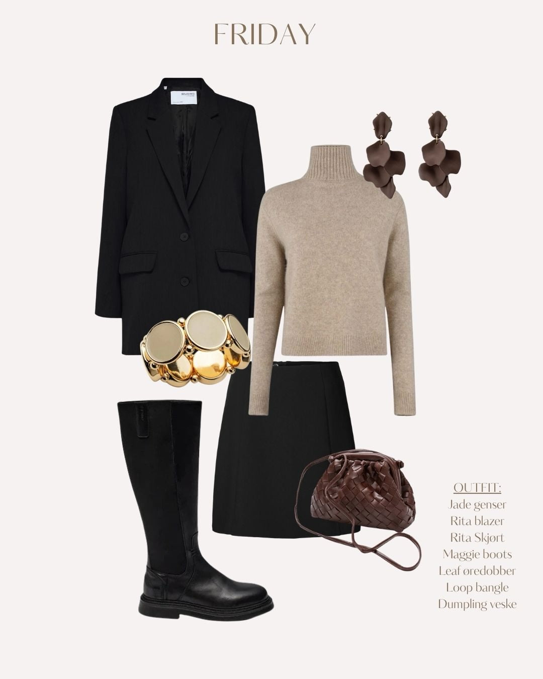 Brando: Outfits of the week☁️🩶

Vi har mye nytt og fint inne, så her er litt inspirasjon på antrekk med våre favoritter✨

God he