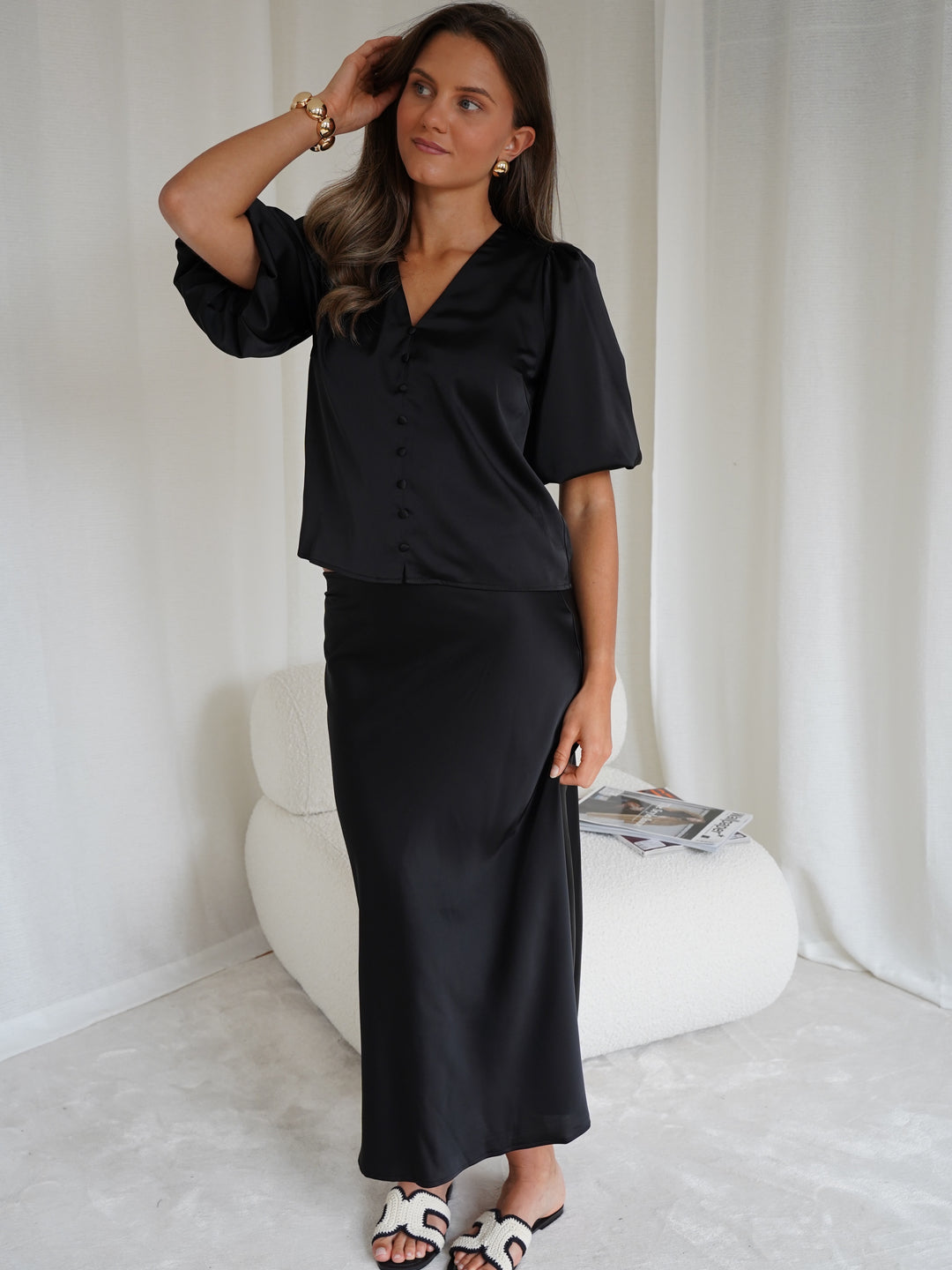 Brando: Mix&Match silk set🖤

Dette fra Yas finnes også i brunt🤎

#mixandmatch #yas #matchingset #trendy #brandono