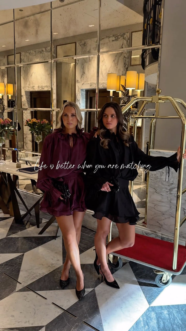 Brando: Life is better when you are matching in Babette dress🖤🍇

#helenestuidos #matching #trending #brandono
