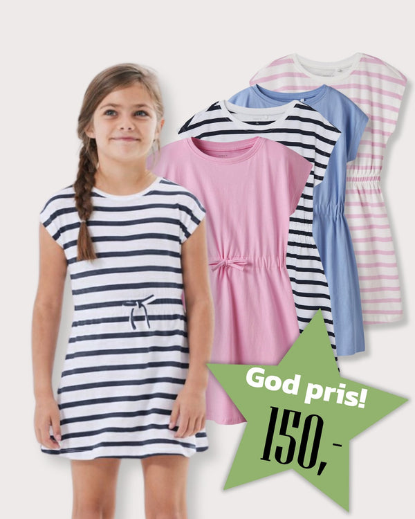 Brando Kids: Supersøte sommerkjoler fra Name it i myk og lett bomull,til god pris!☀️Str.92-116, 140kr og str.122-152, 150kr🌸