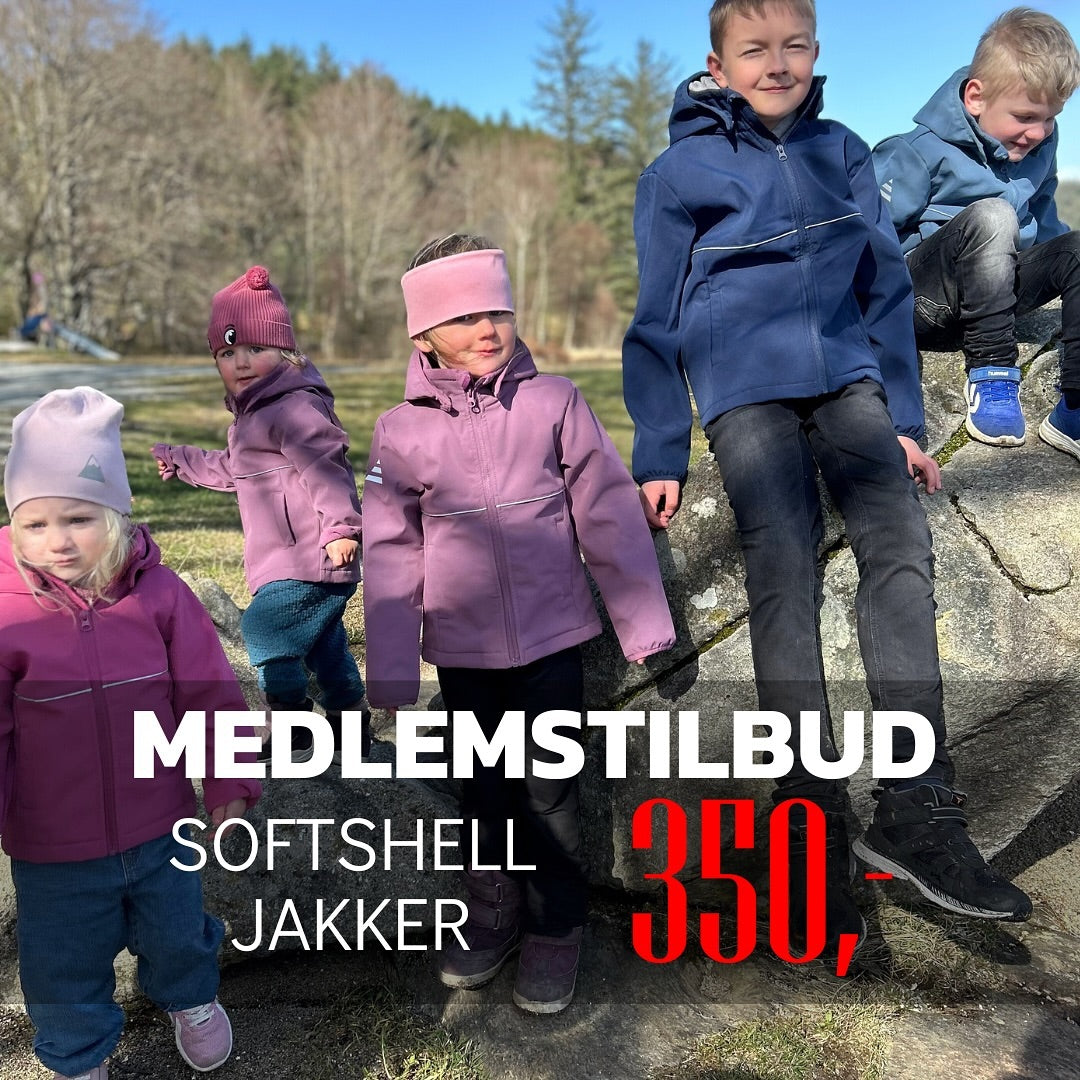 Brando Kids: Nå har vi medlemstilbud på favorittene!🎉

•Softshelljakker til 350kr
•2stk joggebukser til 300kr
•2stk slengbukser til 4