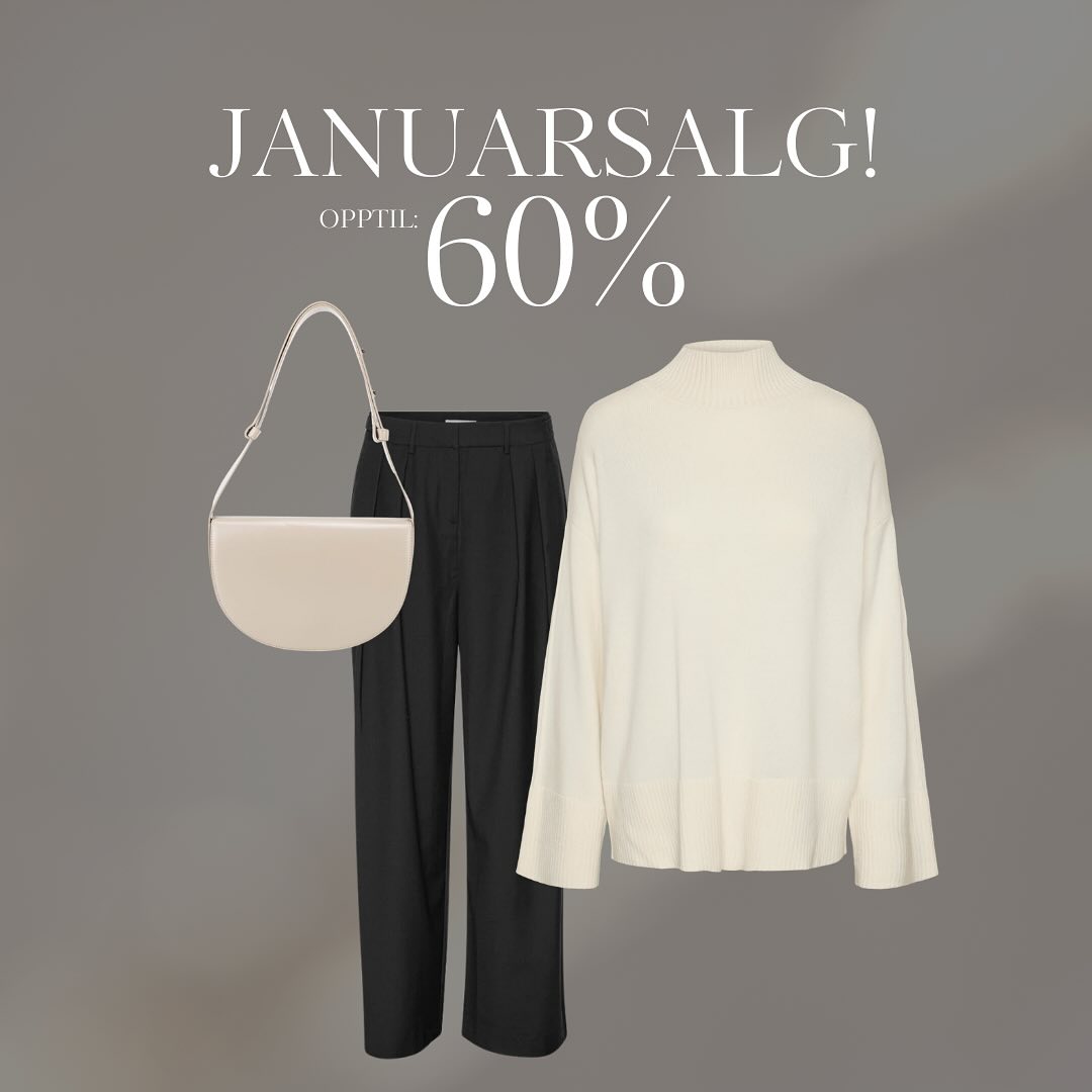 Brando: Januar = SALG! 🔥 Opptil 60% rabatt på en mengde varer! ❤️ Finn dine favoritter før de er utsolgt! #Januarsalg #Rabattfes