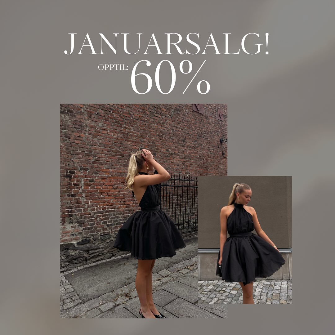 Brando: Januar = SALG! 🔥 Opptil 60% rabatt på en mengde varer! ❤️ Finn dine favoritter før de er utsolgt! #Januarsalg #Rabattfes