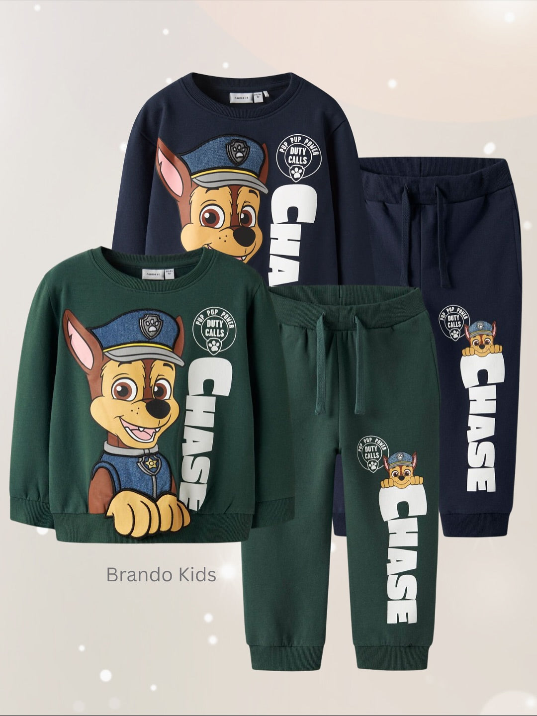 Brando Kids: 🚨Paw Patrol er klar for oppdrag!🐾✨
Nye superkule sett fra Name it med favoritthelten Chase!👏🏻 Myke, behagelige og pe
