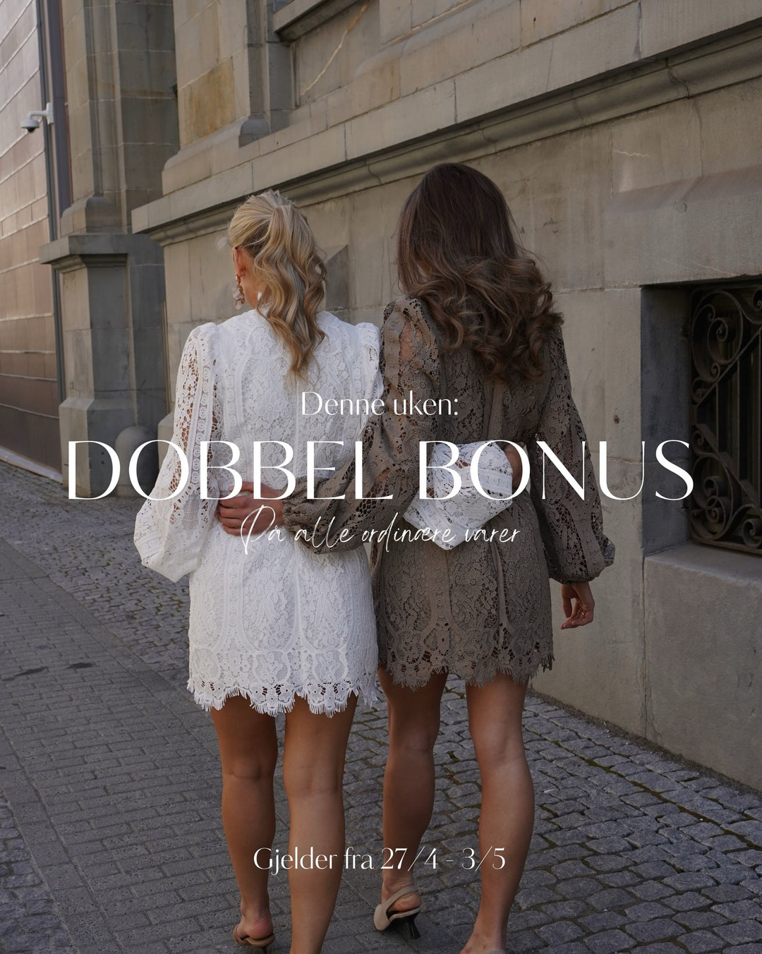 Brando: ✨ DOBBEL BONUS HELE UKEN ✨

Denne uken får alle medlemmer ekstra mye tilbake 🤍🥂

Slik fungerer det:

🤍 Bronsemedlem: 10%