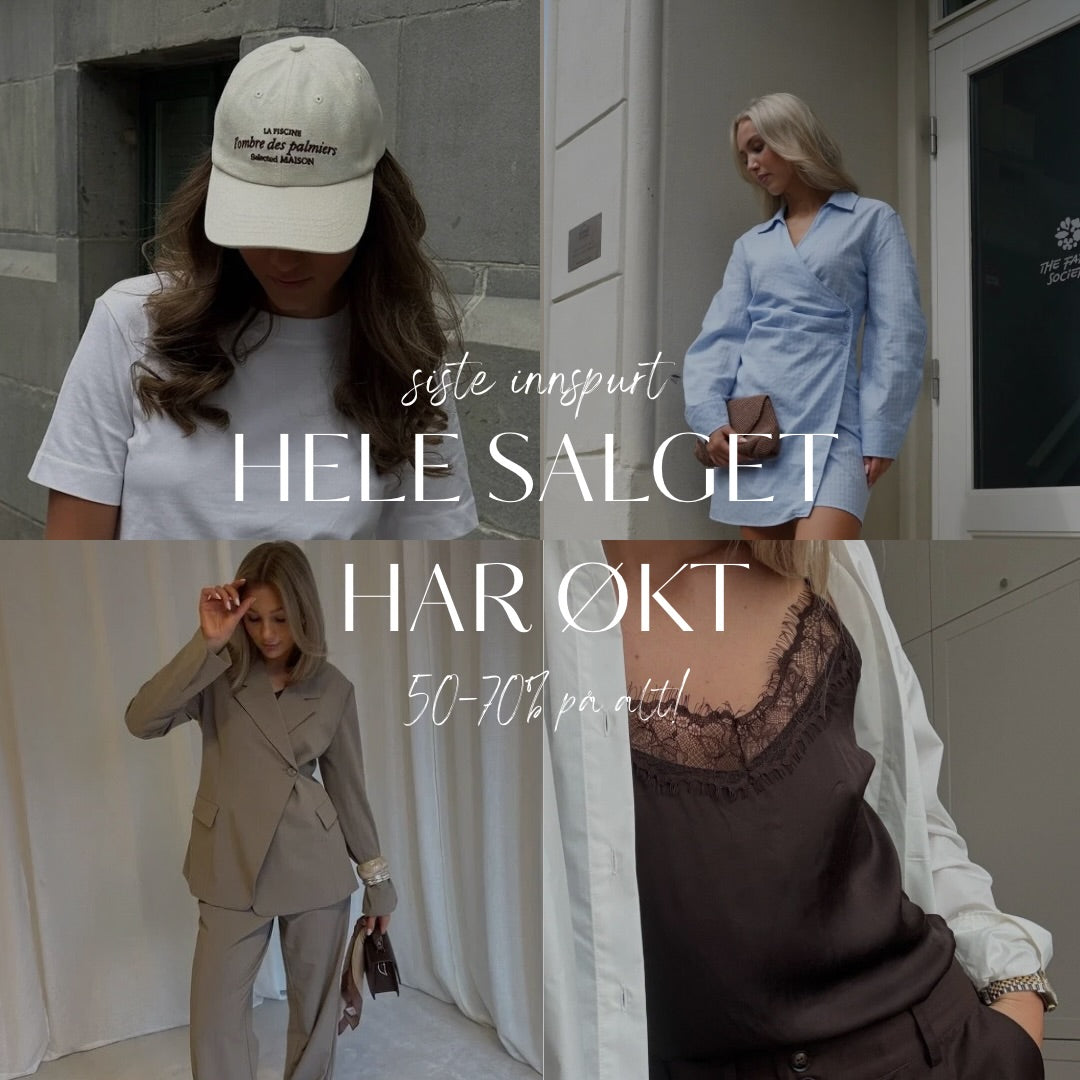 Brando: HELE SALGET HAR ØKT🥳

Alt til 50-70%! 🤍
Siste sjanse å sikre seg godbitene til råbra pris!🤍