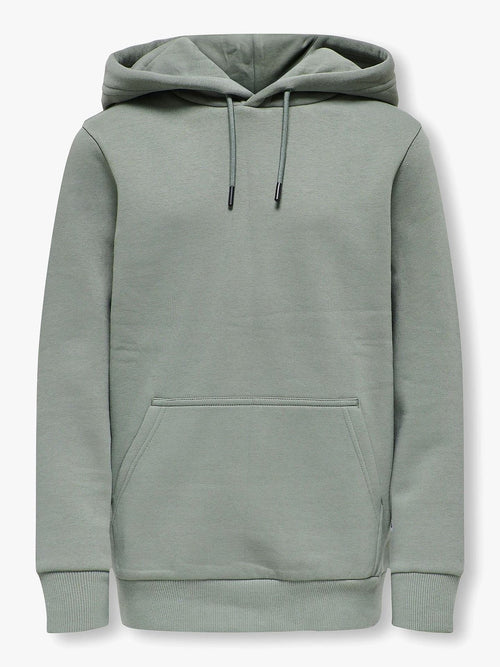 CERES HOODIE - Castor Gray ONLY & SONS JUNIOR